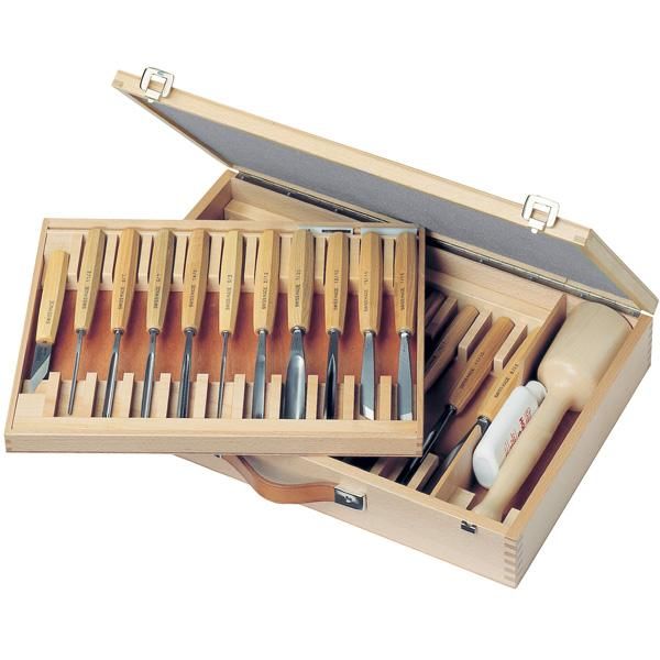 pfeil Swiss made - Carving Tool Brienz Collection Full Size Set 25 piece