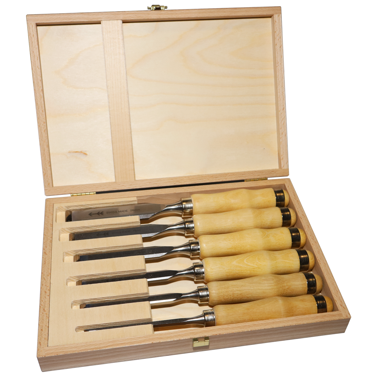 Bench Chisels, Set of 6 by Pfeil