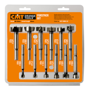 CMT 12 Pce Metric Forstner Set