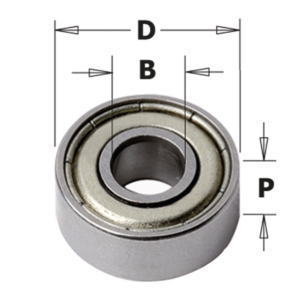 CMT BEARING 1-1/4" FOR SLOT CUTTER
