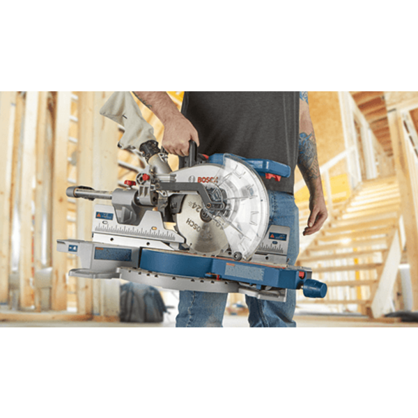 Bosch 18 Volt Cordless 10" Slide Miter Saw Kit w/Battery and Charger