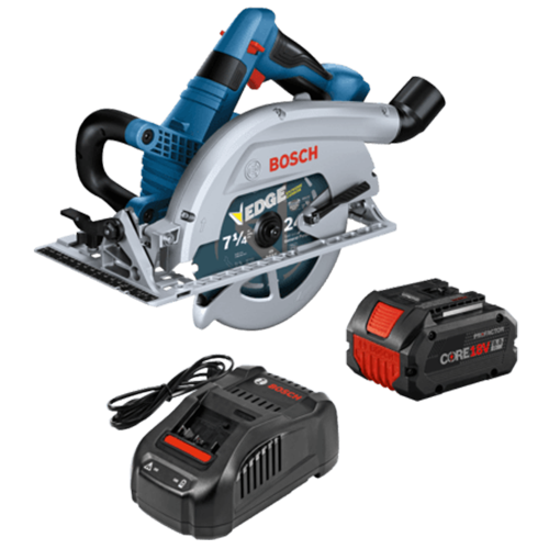BOSCH 18 VOLT 7.25" RH CIRCULAR SAW KIT W/8 AMP BATTERY AND CHARGER