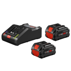 BOSCH 18 VOLT 8 AMP BATTERY KIT (INCLUDES 2- BATT AND CHARGER)