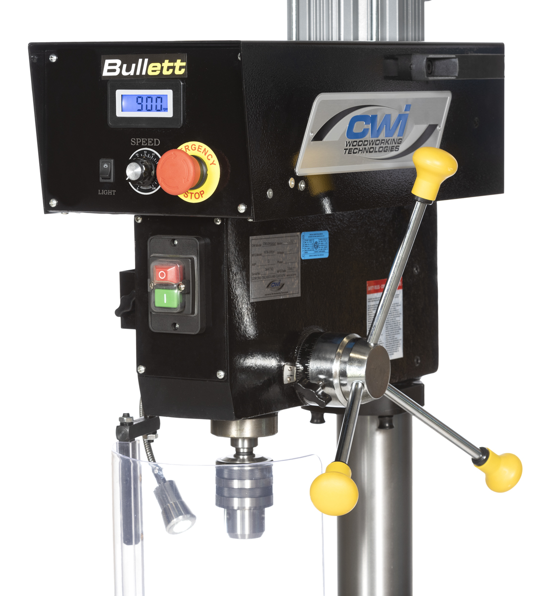 Bullett 17″ Drill Press Variable Speed DC Motor
