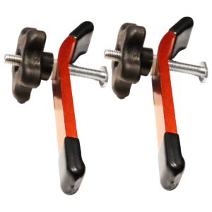 Bullett T-Track Hold Down Clamp Set 135mm w/Rubber Tips (2/Set)