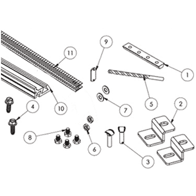 Wixey 7002 - Track Extension Kit (WR700, WR510)
