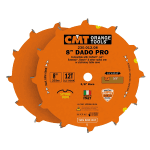 230.012.08 CMT Flat Bottom Carbide Dado Set