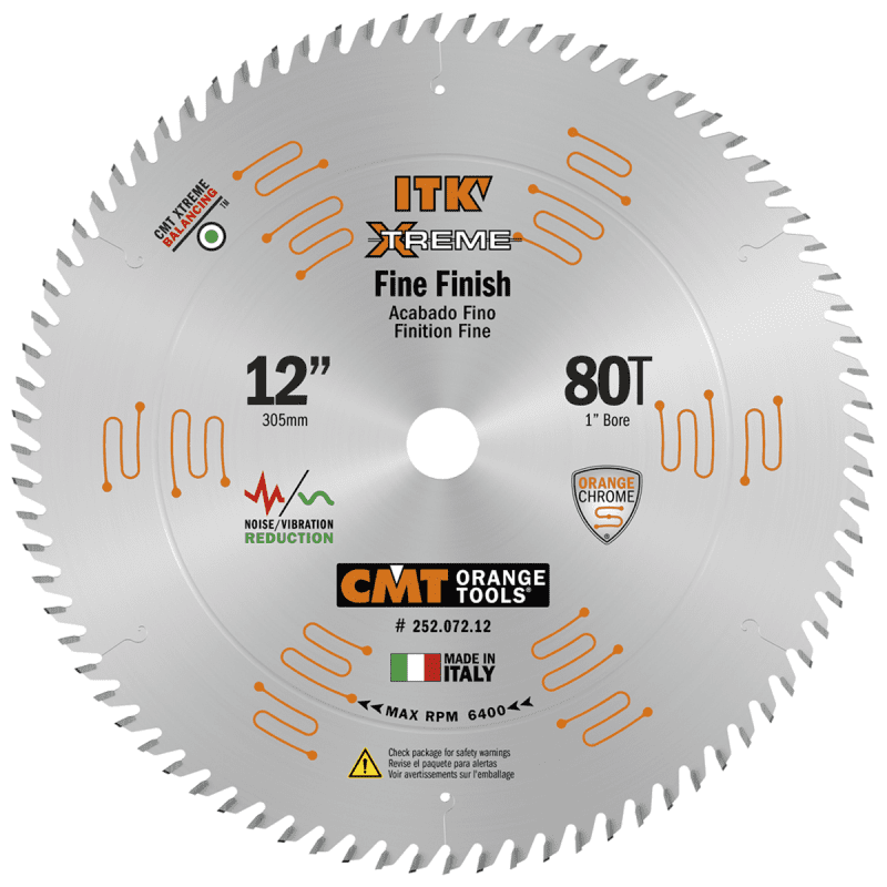 252.072.12 CMT ITK Fine Cut Off 12" X 80T X 1"