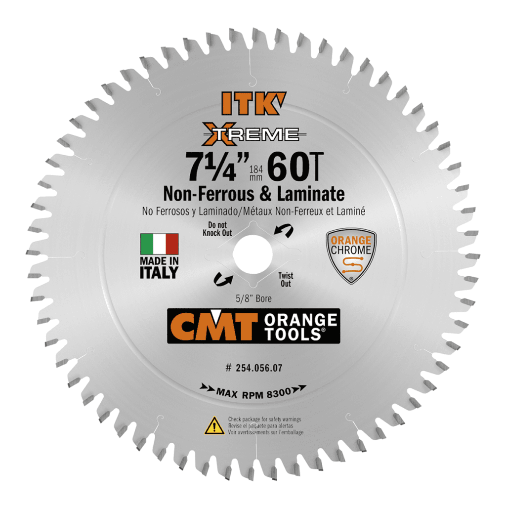 254.056.07 CMT ITK Non-Ferrous & Melamine 7-1/4" X 56 X 5/8"