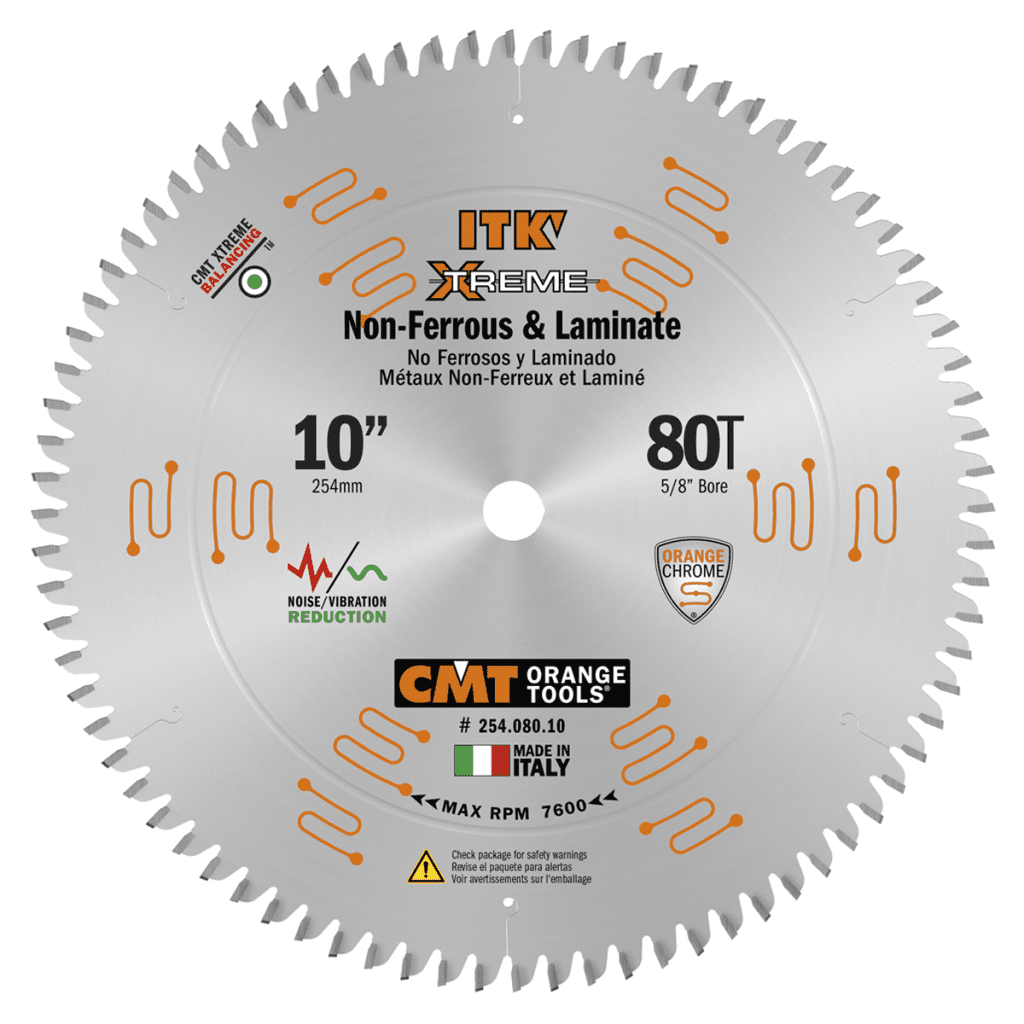 254.080.10 CMT ITK Non-Ferrous & Melamine 10" X 80 X 5/8"
