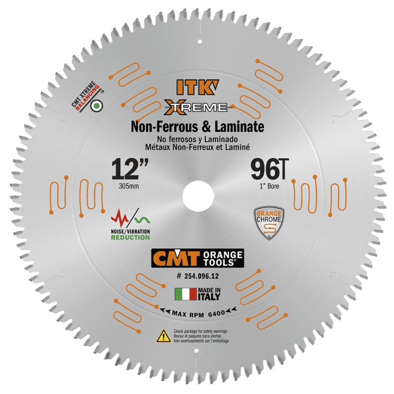 254.096.12 CMT ITK Non-Ferrous & Melamine 12" X 96 X 1"
