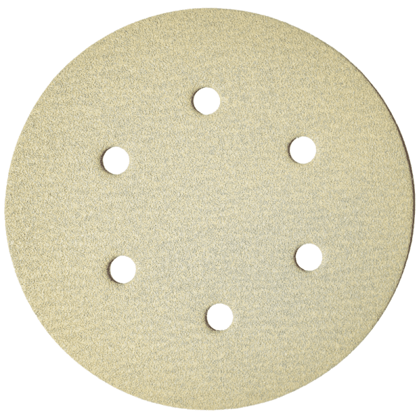 Sanding Disc 6" X 6H Hook & Loop Paper