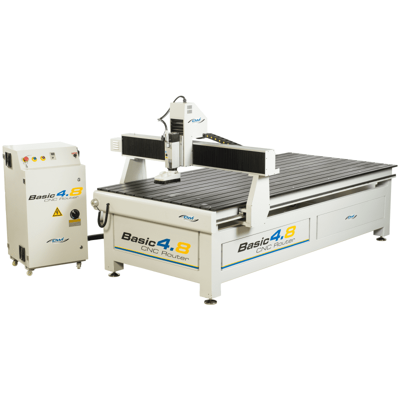 Basic 4.8 48" X 96" CNC Router w/HSD Italian Spindle (Ver.1)