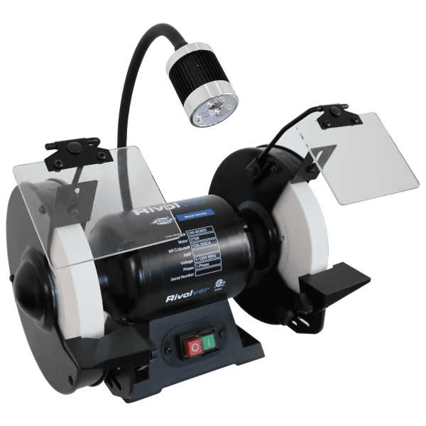 Rivolver 8" Slow Speed 1/2 HP Bench Grinder