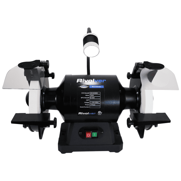 CWI-BG808 Rivolver 8" HD Slow Speed 1 HP Bench Grinder