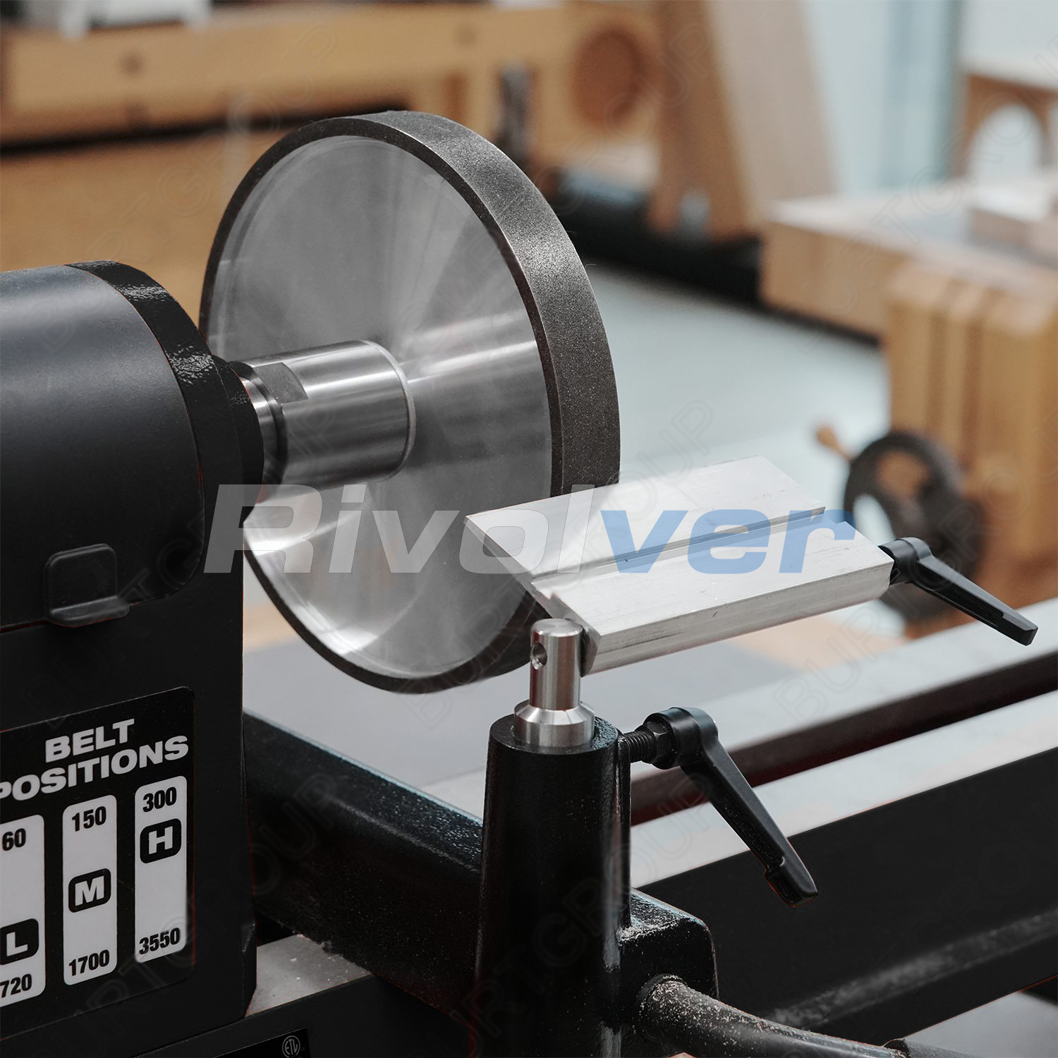 Rivolver CBN Wheel Sharpening Jig for Wood Lathes