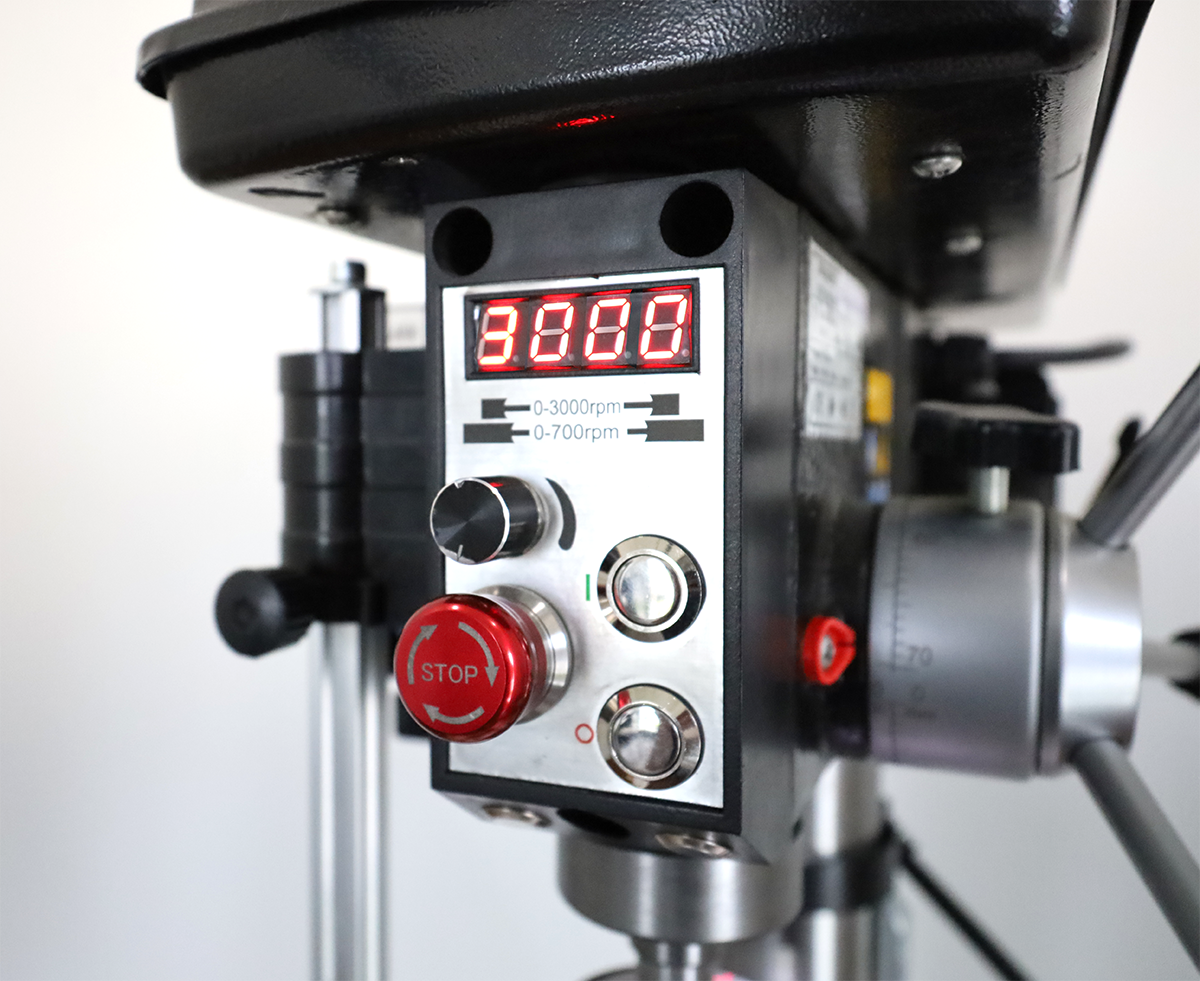CWI-DP016-VFD Bullett 10” Bench Model “Esc” Drill Press