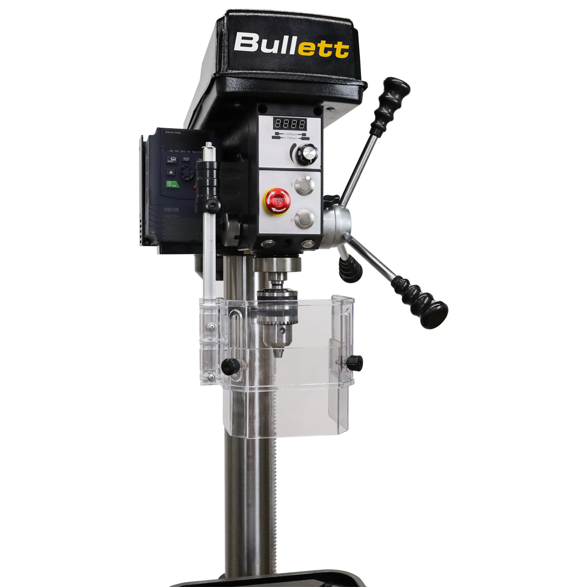 CWI-DP276-VFD Bullett 17” Floor Model “Esc” Drill Press