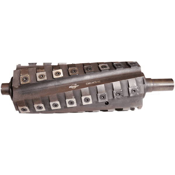 CWI-HC8-02 Stinger 8" 5 Row Carbide Helical Jointer Head (For 480 General Jointer)
