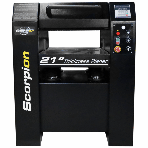 CWI-P0721HC Scorpion 21" 7.5HP Vari-Speed Helical Thickness Planer