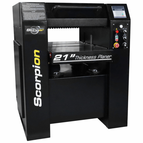 CWI-P0721HC Scorpion 21" 7.5HP Vari-Speed Helical Thickness Planer