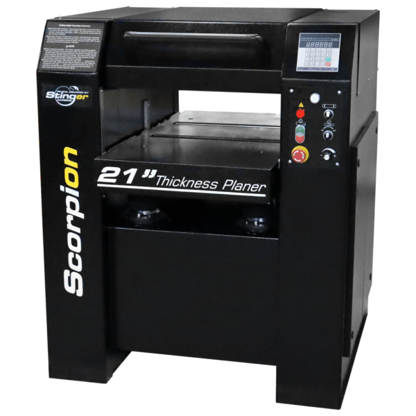 CWI-P0721HC Scorpion 21" 7.5HP Vari-Speed Helical Thickness Planer