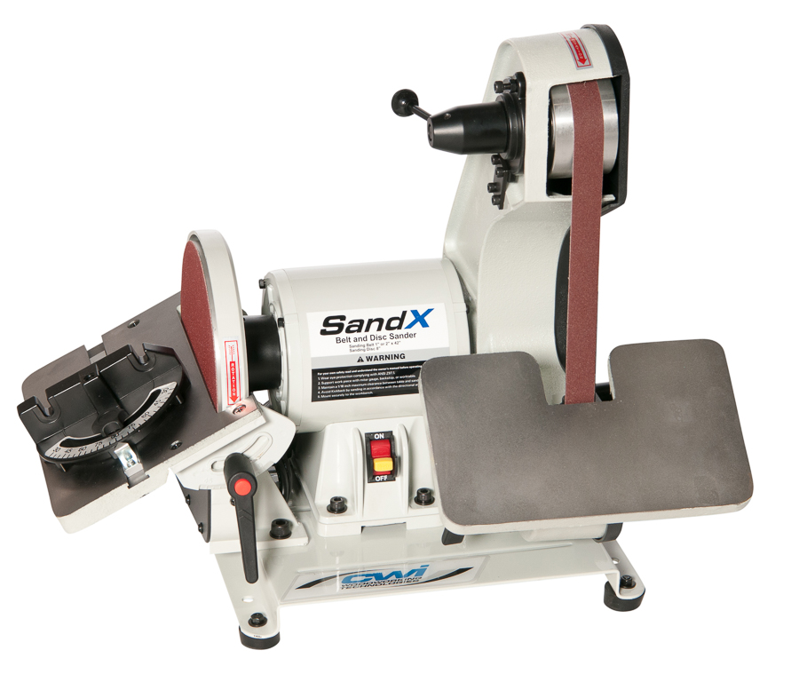 SandX 1″ x 42″ Bench Top Belt & Disc Sander – Canadian Woodworker