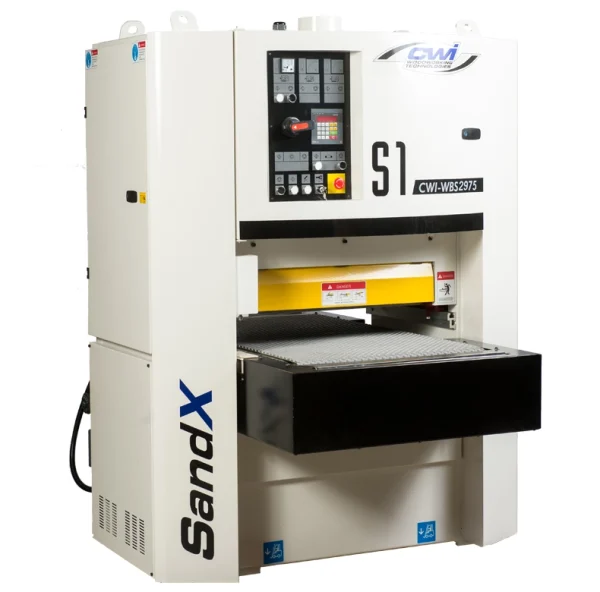 CWI-S2975-S1-M2 SandX 29" X 75" Deluxe Two Head Wide Belt Sander (Three Phase)