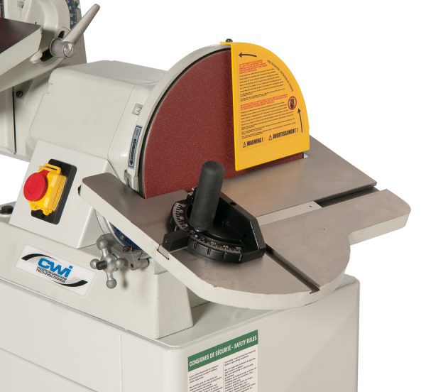CWI-S6048DC Sandx 6" x 12" Deluxe Belt/Disc Sander w/Dust Collection
