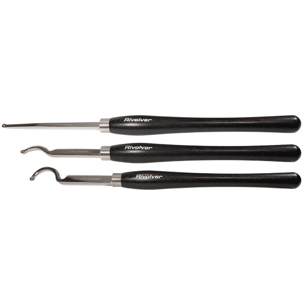 Rivolver 3 Piece Carbide Hollowing Tool Set