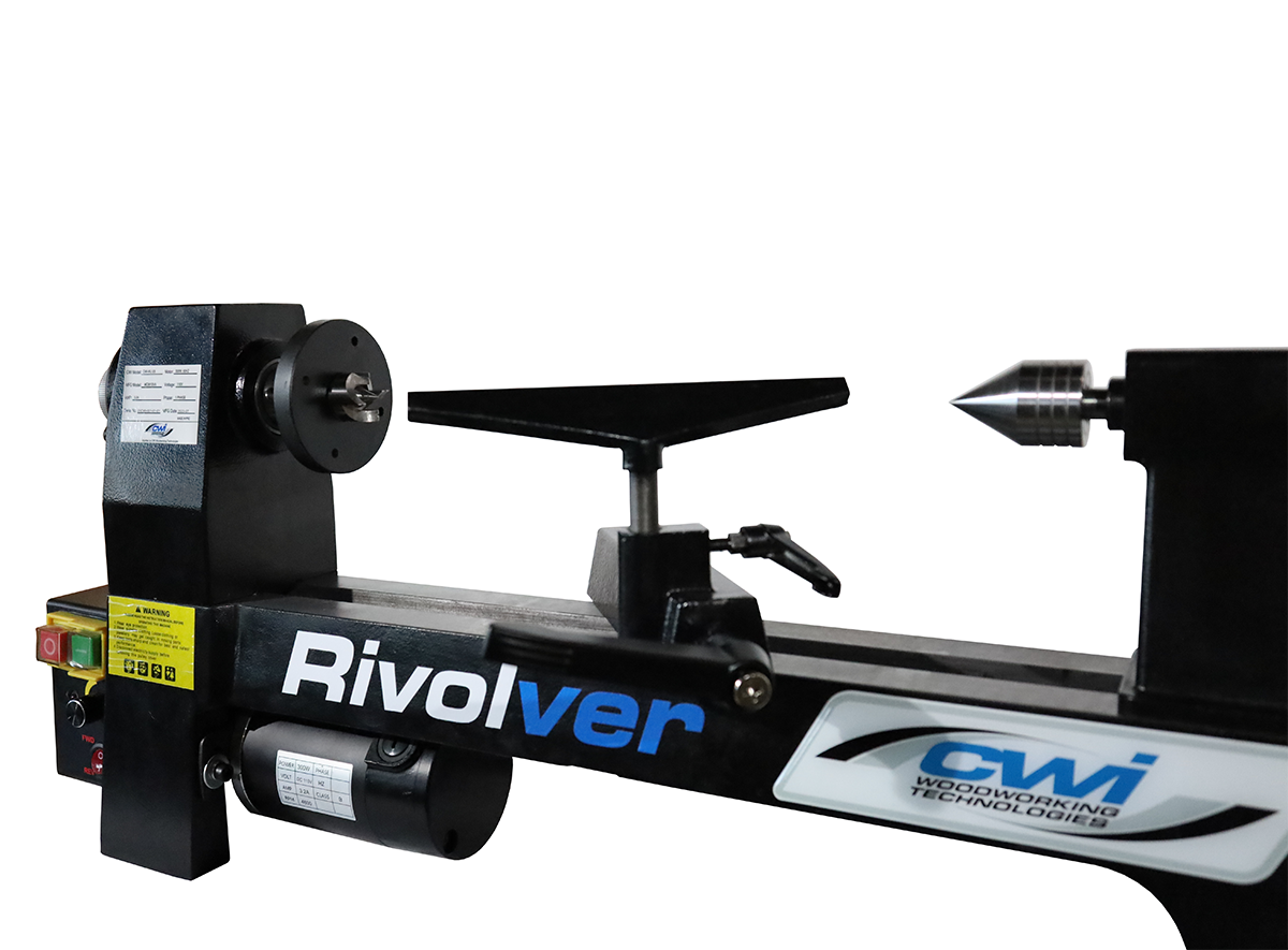 CWI-WL125 Rivolver 8" x 12" Vari-Speed Wood Lathe