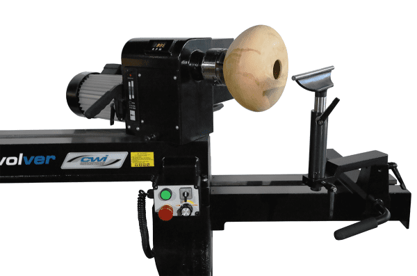 CWI-WL625 Rivolver 16" x 24" Vari-Speed Wood Lathe with Optional Bed Extension