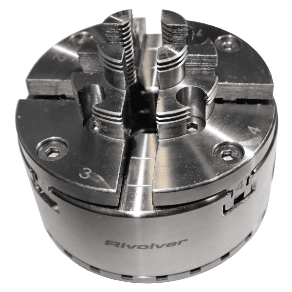 CWI-WLC3.75-KT Rivolver 3.75" 4-Jaw Lathe Chuck & Jaw Set