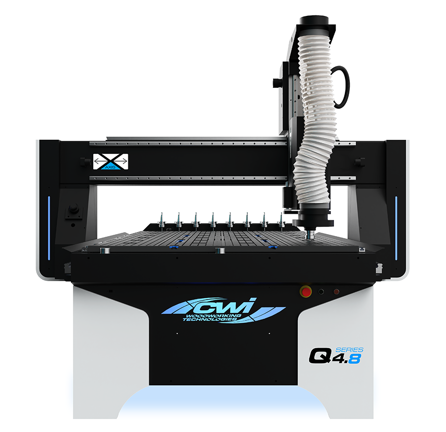 CabinetMaker Q4.8 CNC Router 4′ x 8′ w/Becker Vac Pump