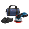 Bosch 18 Volt 5" Brushless Random Orbit Sander w/4 Amp Battery and Charger