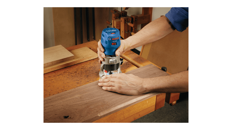 Bosch 1.25 HP VS Palm Router Kit w/ Fixed and Plunge Base
