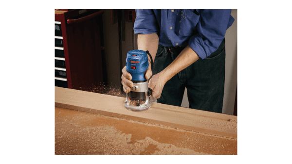 Bosch 1.25 HP VS Palm Router Kit w/ Fixed and Plunge Base