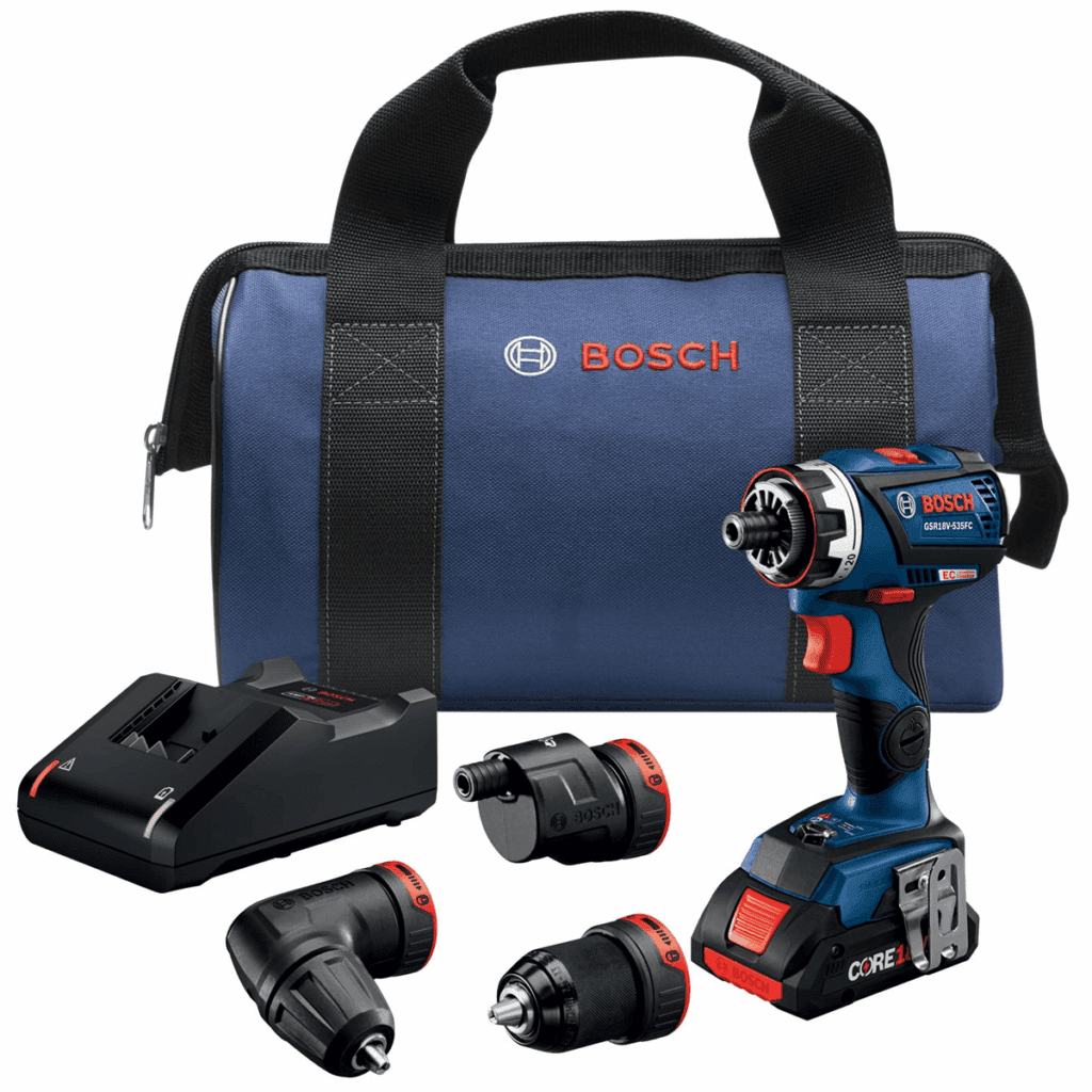 GSR18V-535FCB15 Bosch 18 Volt Chameleon Drill / Driver Extreme Duty Combo Kit