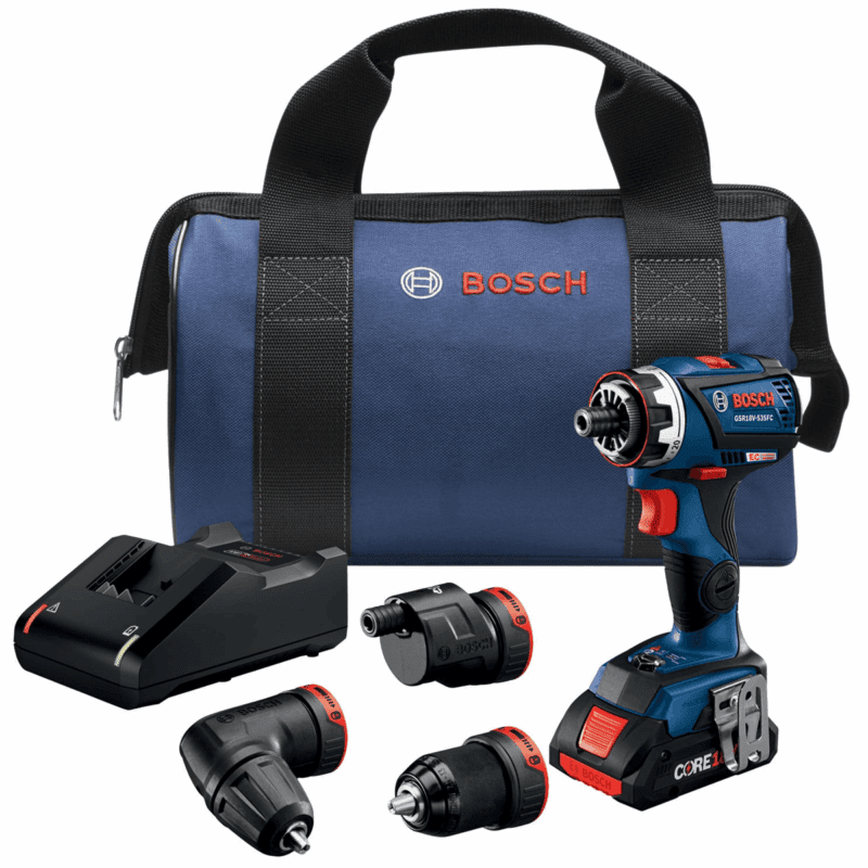 GSR18V-535FCB15 Bosch 18 Volt Chameleon Drill / Driver Extreme Duty Combo Kit