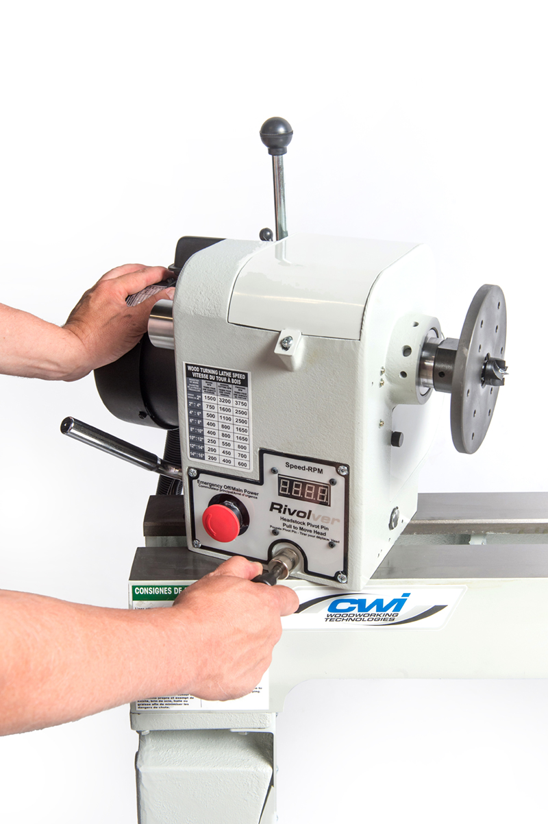 Rivolver 16″ X 42″ V.S. Wood Lathe – Canadian Woodworker
