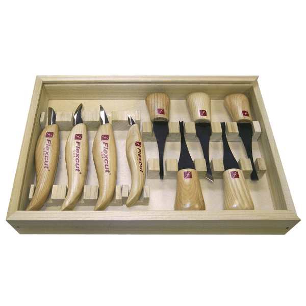 KN700 Flexcut Deluxe Palm and Knife Set
