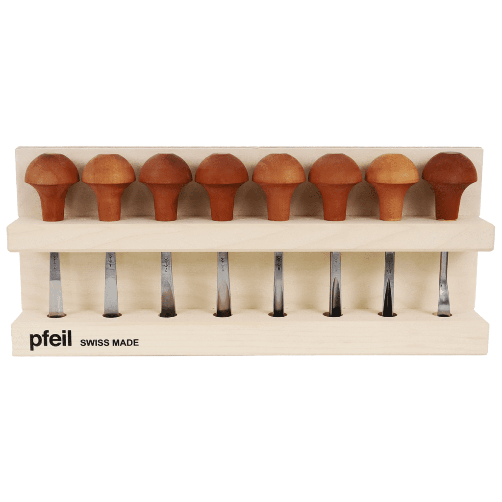 Pfeil 8 PCS Large Size Palm Chisel Set