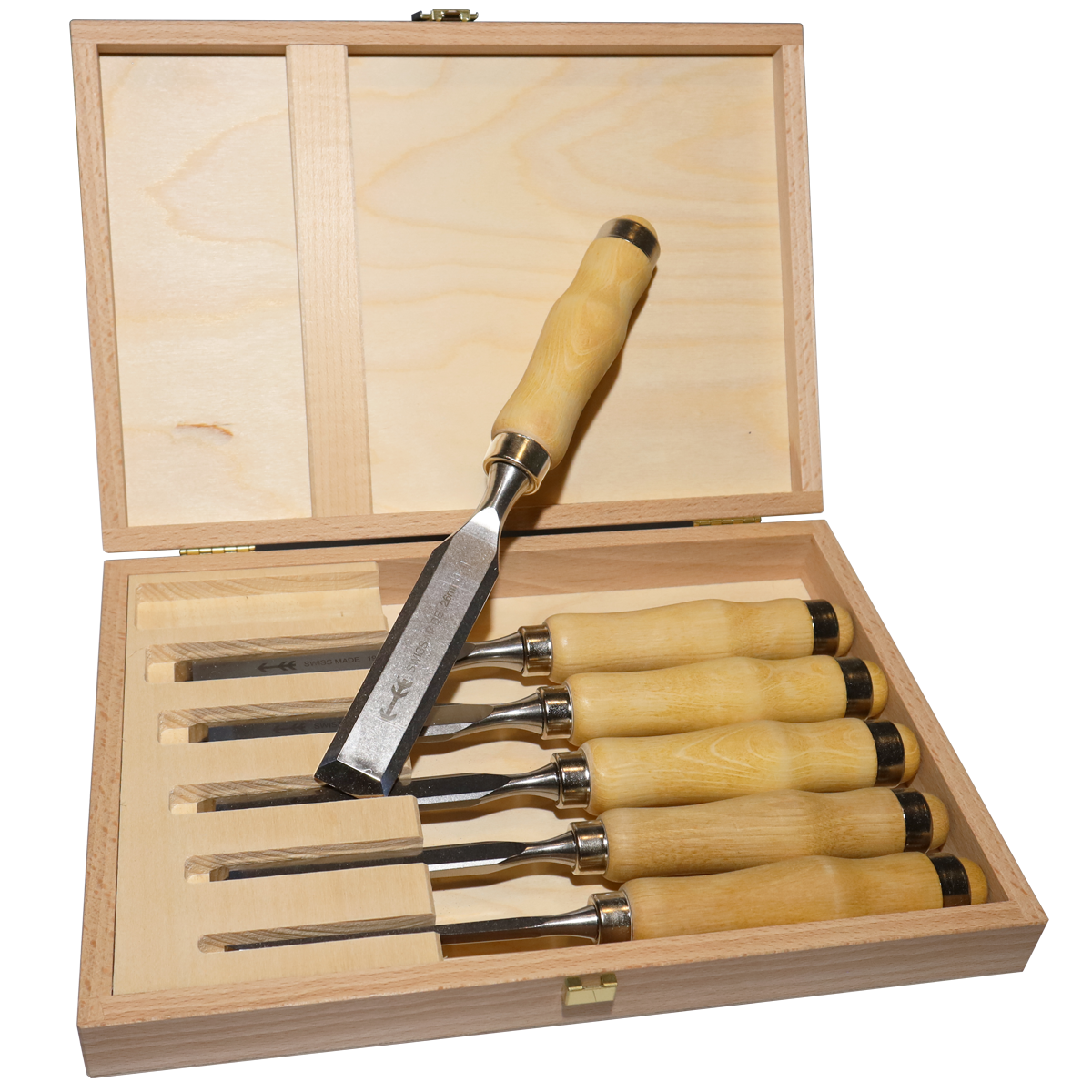 Pfeil 6 pc. Carpenter's Bench Chisel Set