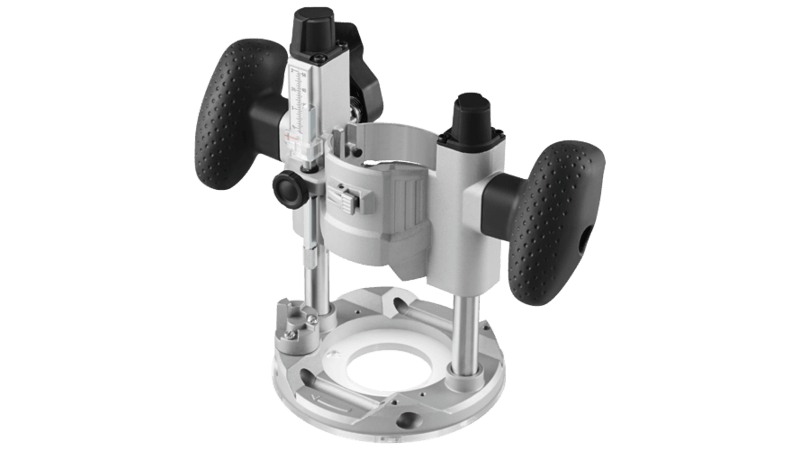 Bosch 1.25 HP VS Palm Router Kit w/ Fixed and Plunge Base