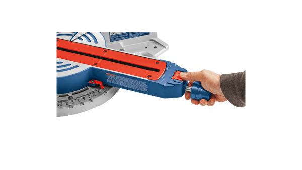 Bosch 18 Volt Cordless 10" Slide Miter Saw Kit w/ 8 Amp Battery / Charger and T4B Stand