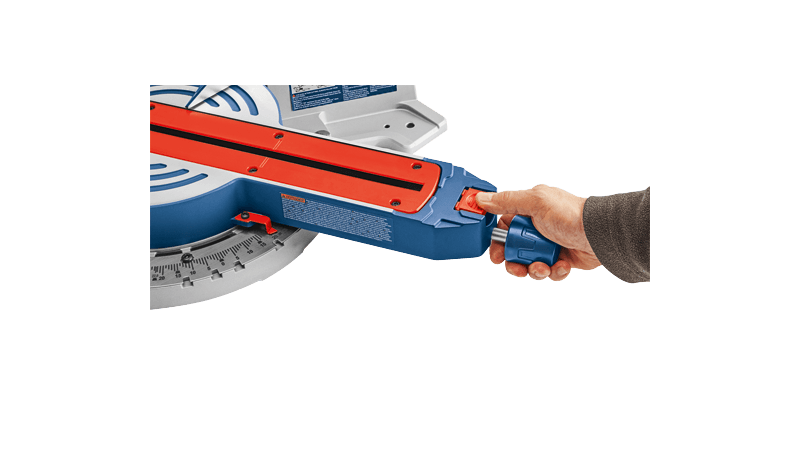 Bosch 18 Volt Cordless 10" Slide Miter Saw Kit w/ 8 Amp Battery / Charger and T4B Stand