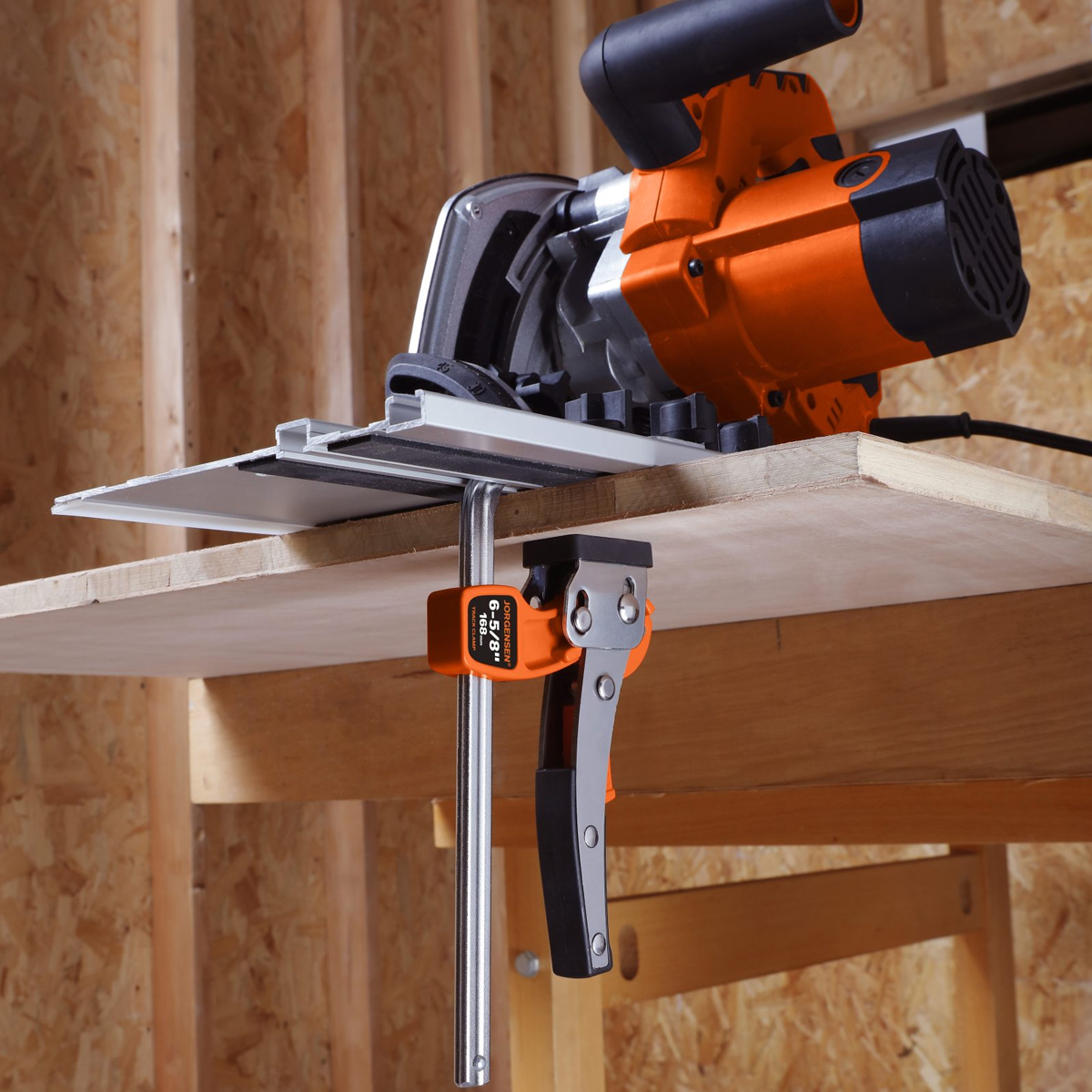 38101 Jorgensen Track Saw Quick-Ratchet Clamp