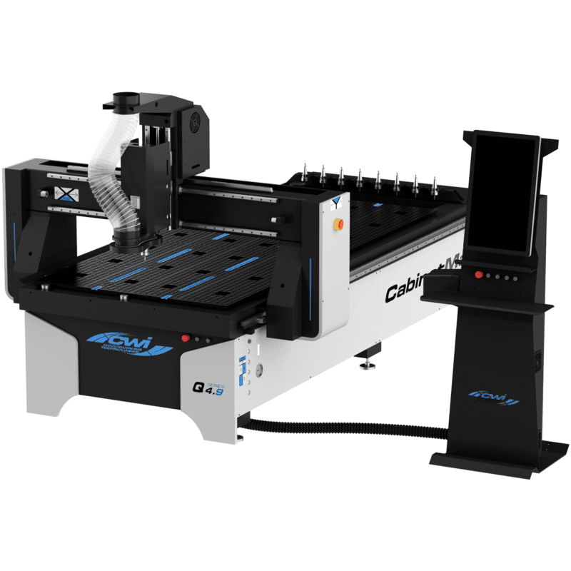 CWI-CNC48108C CabinetMaker Q4.9 CNC Router 4′ x 9′ w/Becker Vac Pump
