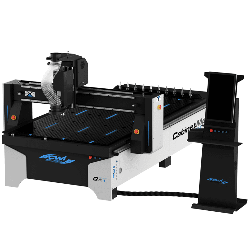 CabinetMaker Q5.1 CNC Router 5′ x 10′ w/Becker Vac Pump