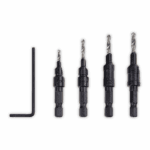 36268 4-Piece Pilot Bit Set
